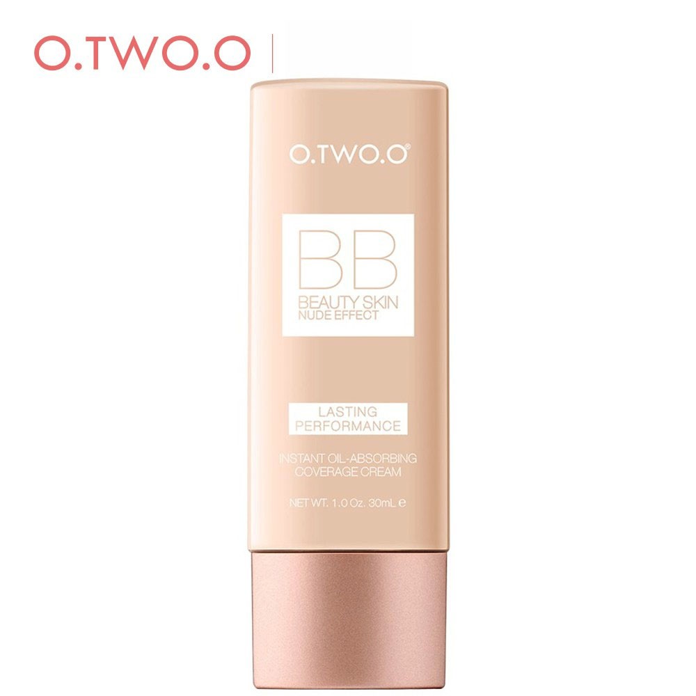 Kem nền BB Cream O.TWO.O che khuyết điểm tự nhiên kiềm dầu toàn diện không gây bết dính 4 màu sắc 60g