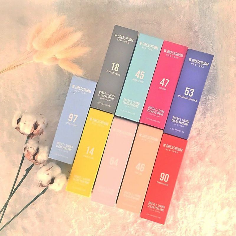 Nước hoa xịt thơm W.Dressroom diệt khuẩn, xịt thơm quần áo ❤️Nước hoa hàn quốc❤️