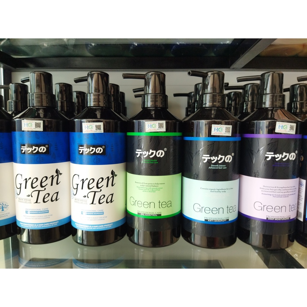 Dầu Gội Đầu Meiki Nhật Green Tea Chống Gàu Mềm Mượt Xả Phục Hồi Lưu Hương 780ml MPQO