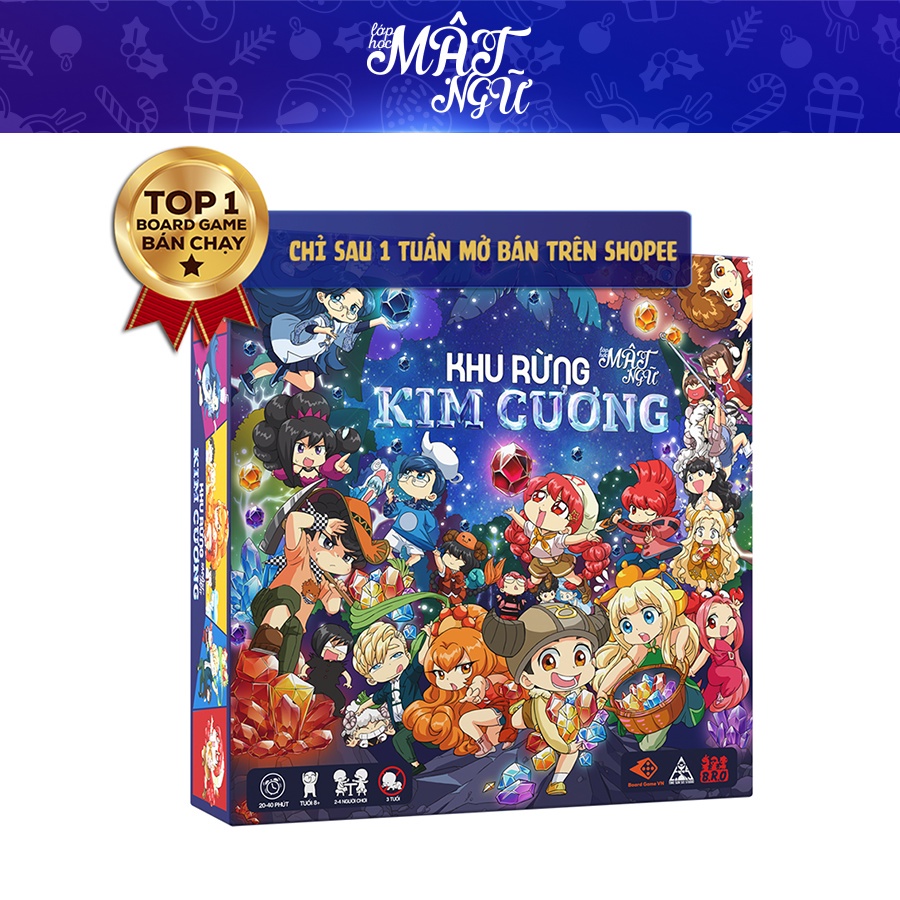 [Mã LIFE50KALL giảm 10% đơn 200K] Khu rừng Kim Cương, Siêu Thú Ngân Hà, Cuộc đua Sao chổi, BoardGame Lớp học mật ngữ