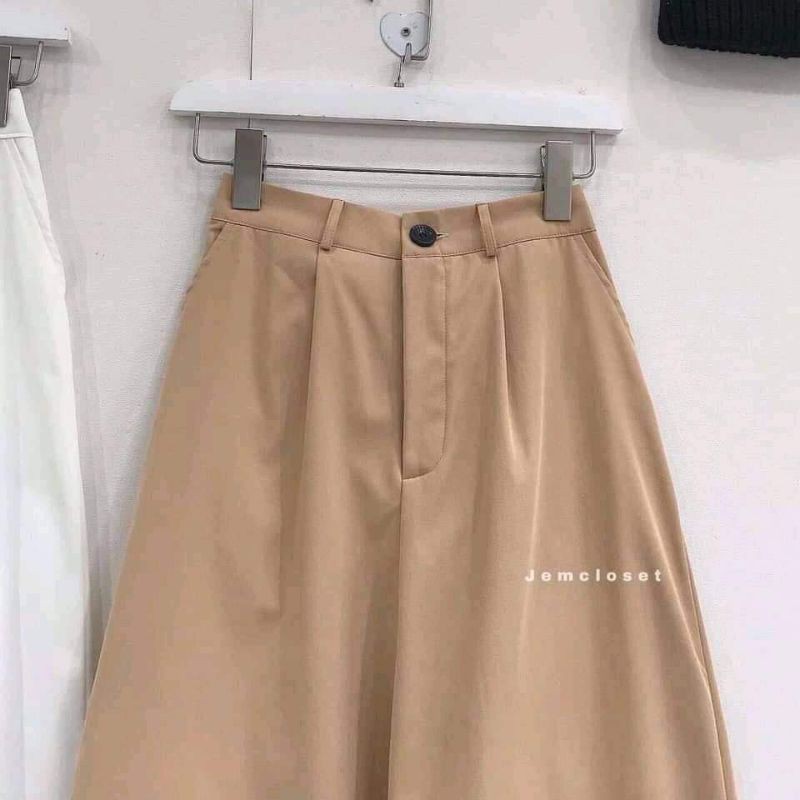 [ Mã FAGREEN55 giảm 10% tối đa 30K đơn 99K] Quần kaki cạp siêu cao hana99 | BigBuy360 - bigbuy360.vn