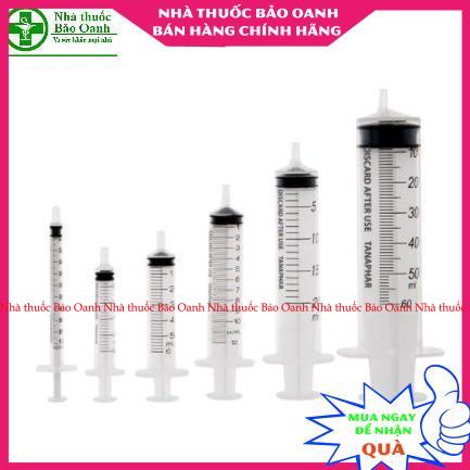 Bơm kim tiêm y tế 1ml 3ml 5ml 10ml 20ml 50ml - ống chích vô trùng