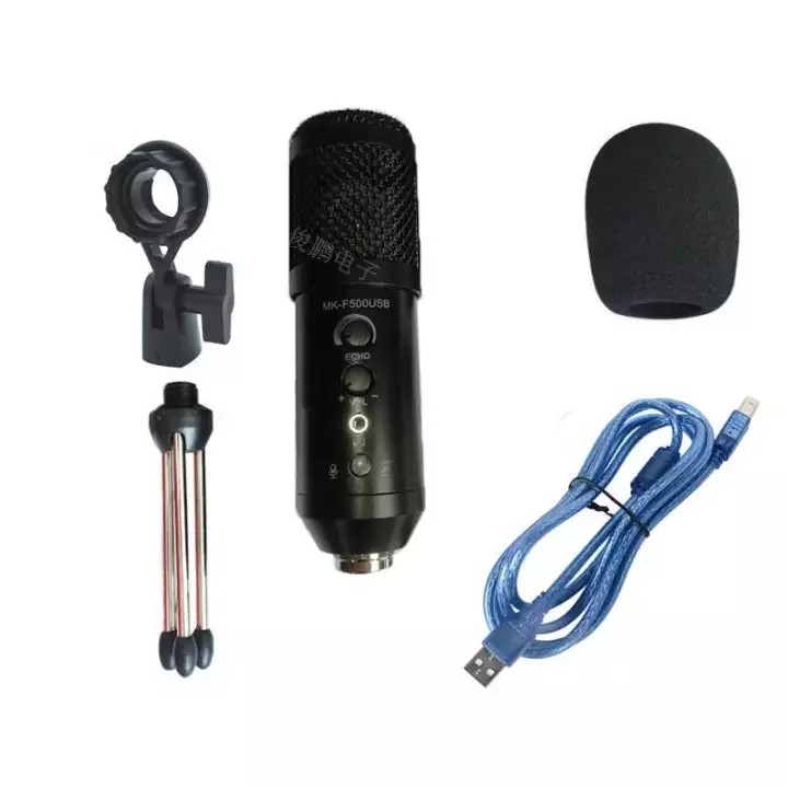 [Mã ELHACE giảm 4% đơn 300K] Microphone Thu Âm Live Stream MK-F500USB