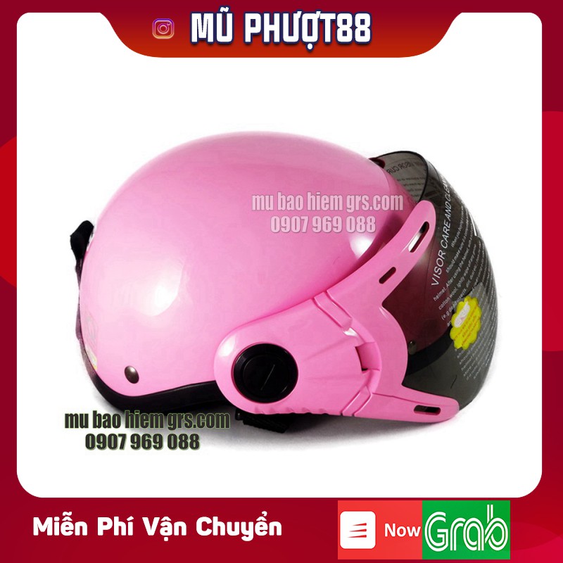 Mũ bảo hiểm GRS A33K - Vàng bóng - Mũ nửa đầu chính hãng GRS Hoàng Quán clip thật