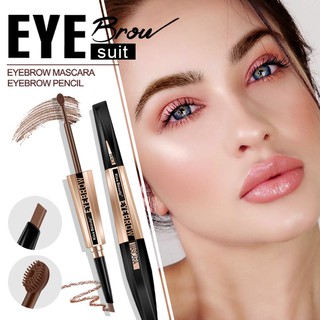 Bộ mascara chân mày và chì kẻ mày Kiss Beauty chuyên nghiệp và thời trang cho phái đẹp