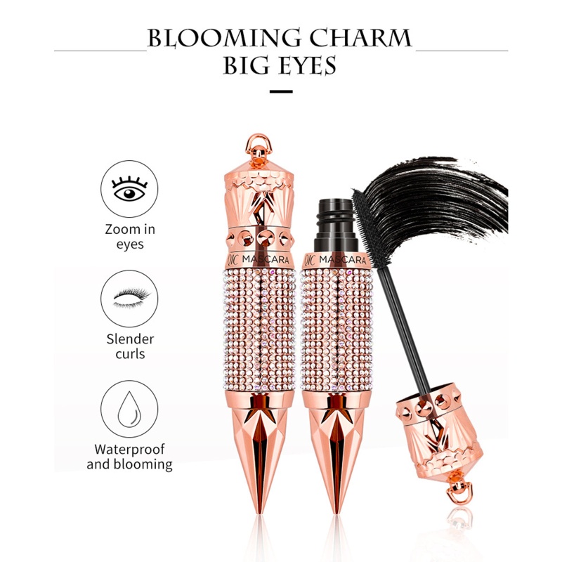 Mascara YOUYO Sợi Tơ 4D Chống Thấm Nước Không Nhòe Chuốt Dài Và Dày Mi Tự Nhiên