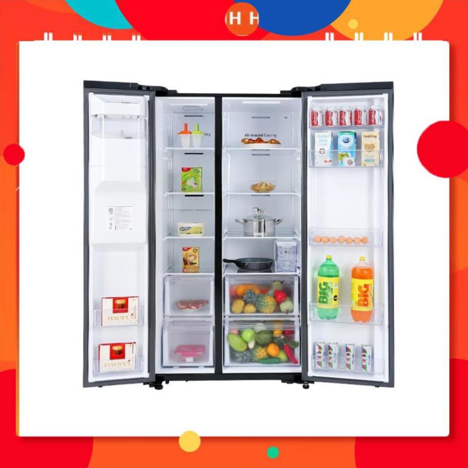 [ FREE SHIP KHU VỰC HÀ NỘI ] Tủ lạnh Samsung Inverter 617 lít RS64R5301B4/SV 24h