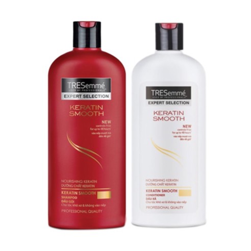 Combo Tresemme Keratin Smooth 340g (gội 340g + xả 340g)