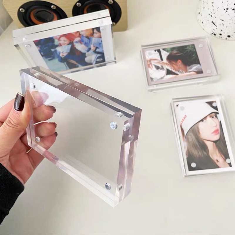 Khung Ảnh Bằng Acrylic Hai Mặt Trong Suốt Kpop