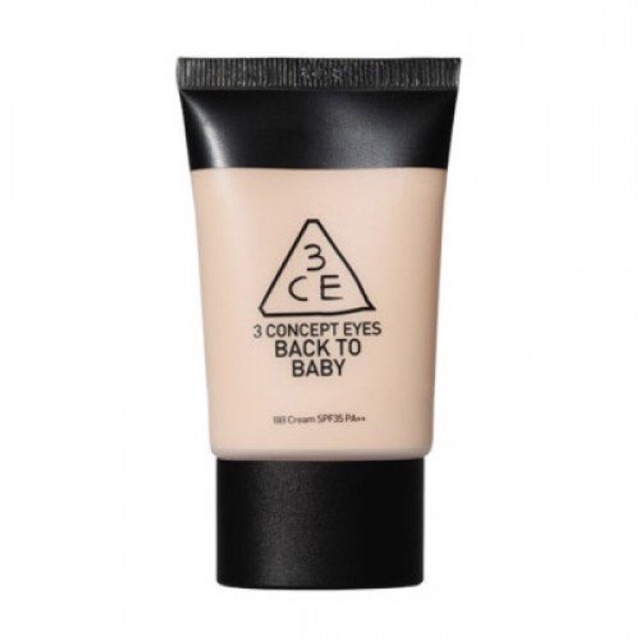 Kem nền 3CE Back To Baby BB cream SPF35