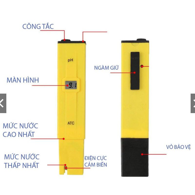 Bút đo pH dành cho hồ cá cảnh - cá koi ( Đã hiệu chỉnh )