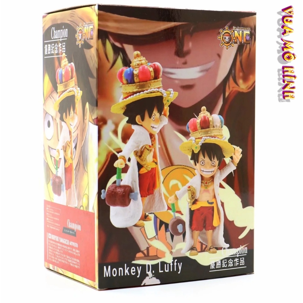 Mô hình One Piece - Figure One piece Vua Luffy phong cách chibi dễ thương cao 17cm full BOX