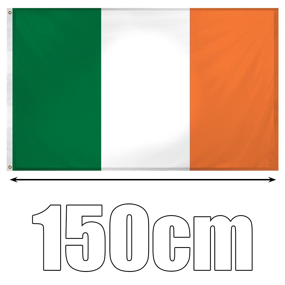 Mới Lá Cờ Biểu Tượng Của Cầu Thủ Bóng Đá Ireland Irish Republic Kích Thước 3x5ft