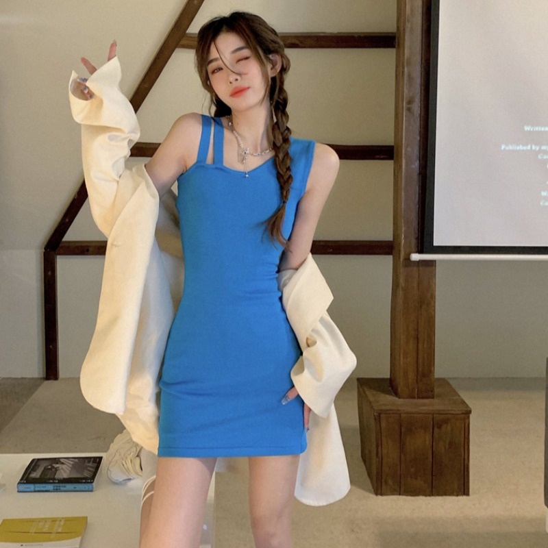 Đầm Thiết Kế Mới Thời Trang Mùa Hè Theo Phong Cách Hàn Quốc Cho Nữ