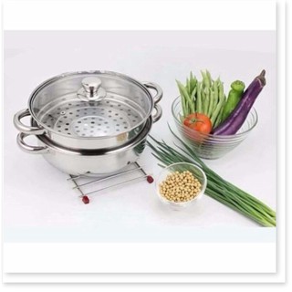 Nồi hấp 2 tầng đa năng 28cm