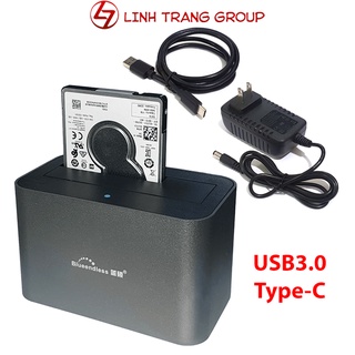 Dock ổ cứng sata vỏ nhôm usb3.0 type-c blueendless hd01c3 - dk14