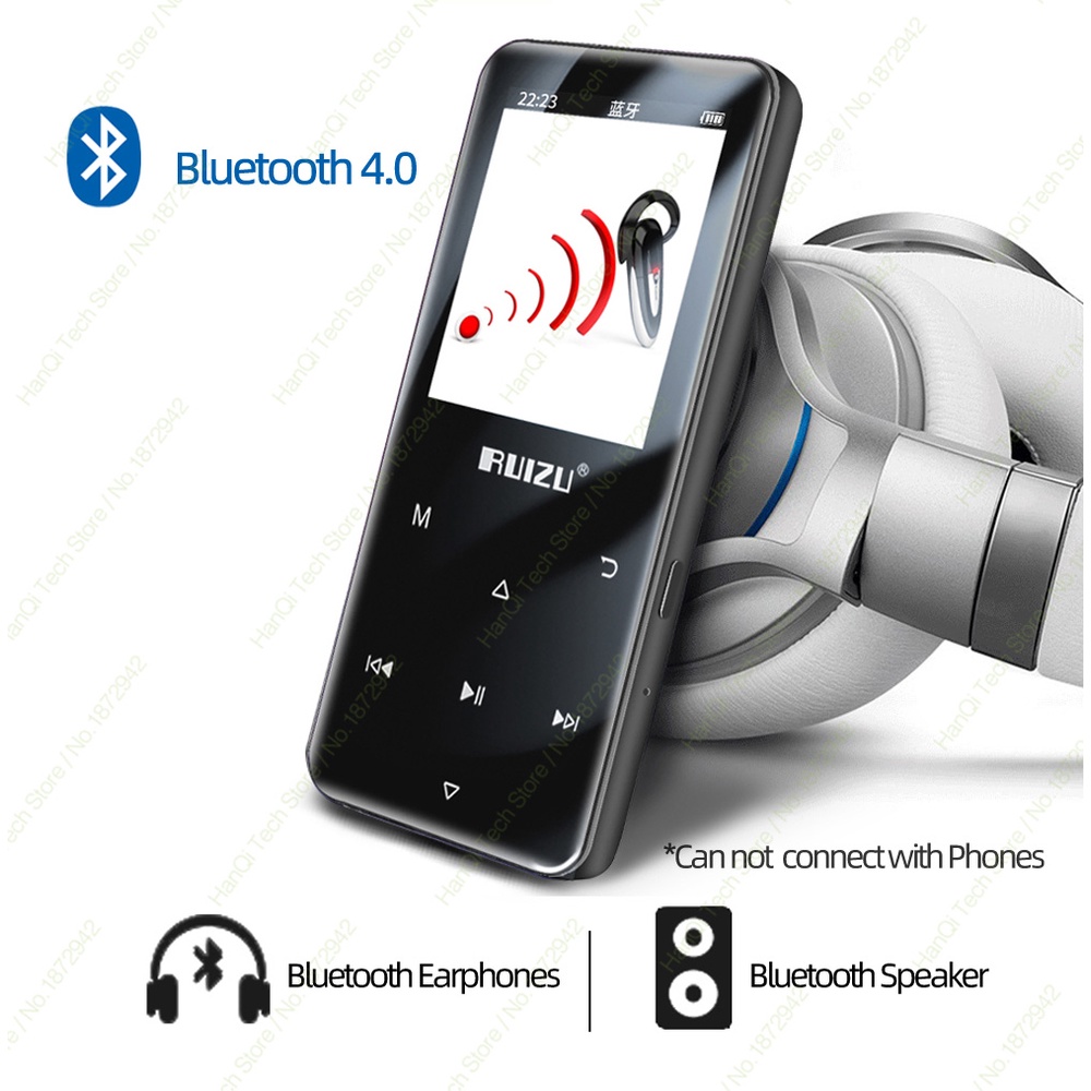 Máy Nghe Nhạc MP3 FAAEAL RUIZU D19 Bluetooth Hỗ Trợ Thẻ TF