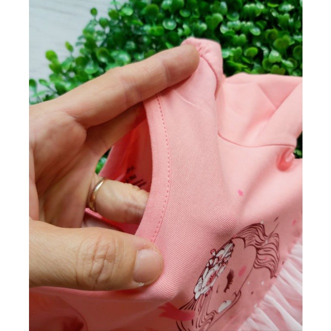 (6-&gt;36 tháng) váy đầm phối ren Dokma - chất cotton hữu cơ mềm mát  (DB817)