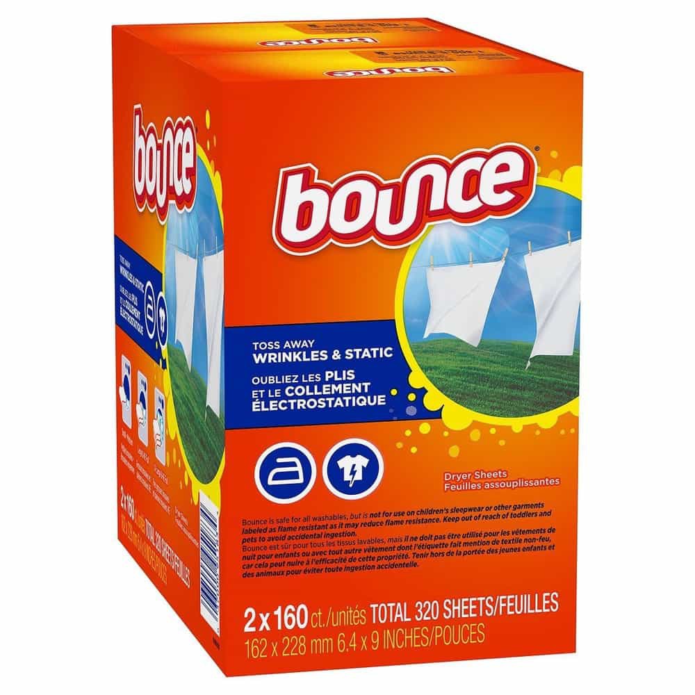 Hộp 160 tờ Giấy thơm quần áo Bounce hương Outdoor Fresh tươi mới, tự nhiên Nhập Khẩu Mỹ