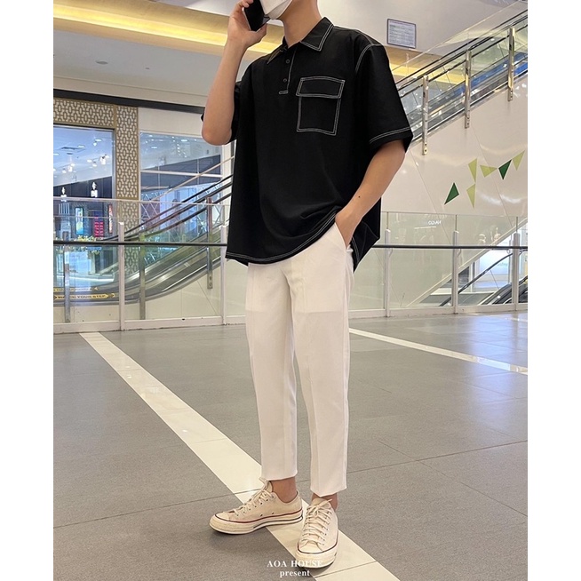 Sơ Mi Viền Tay Ngắn - Alex Short Sleeve Shirt | BigBuy360 - bigbuy360.vn