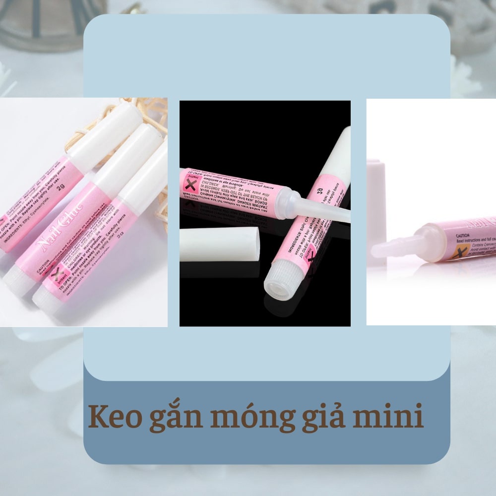 Keo dán móng giả mini Nail Glue 2g