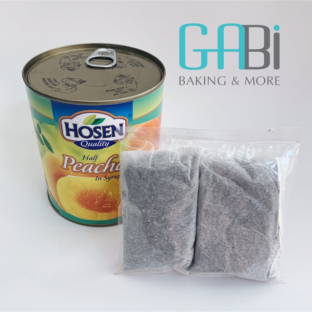 Set nguyên liệu pha trà đào miếng