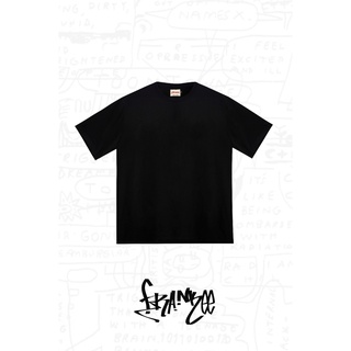 Áo thun oversize Frankee - Plain T-shirt - Đen