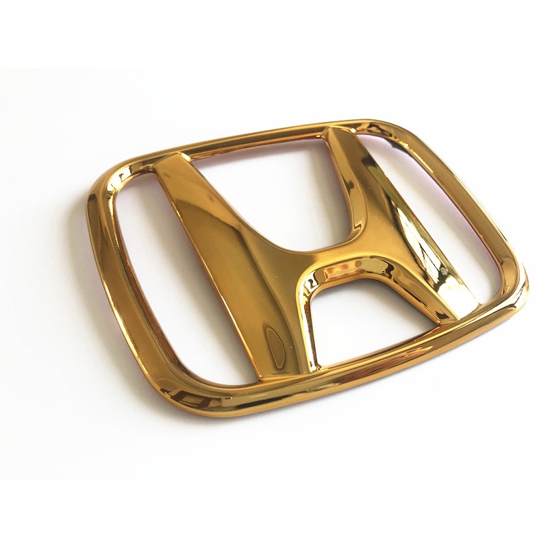 Logo hình chữ H dùng trang trí xe hơi Honda Jazz/ City/ HRV/ Civic/ BRV/ Gold