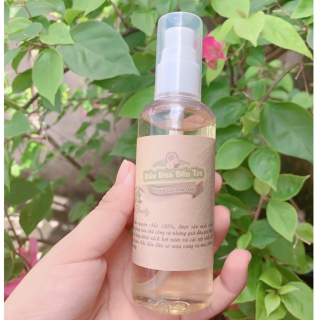 Dầu dừa nguyên chất 100% nấu thủ công 100ml - dưỡng tóc, dưỡng da … | Bột Natural