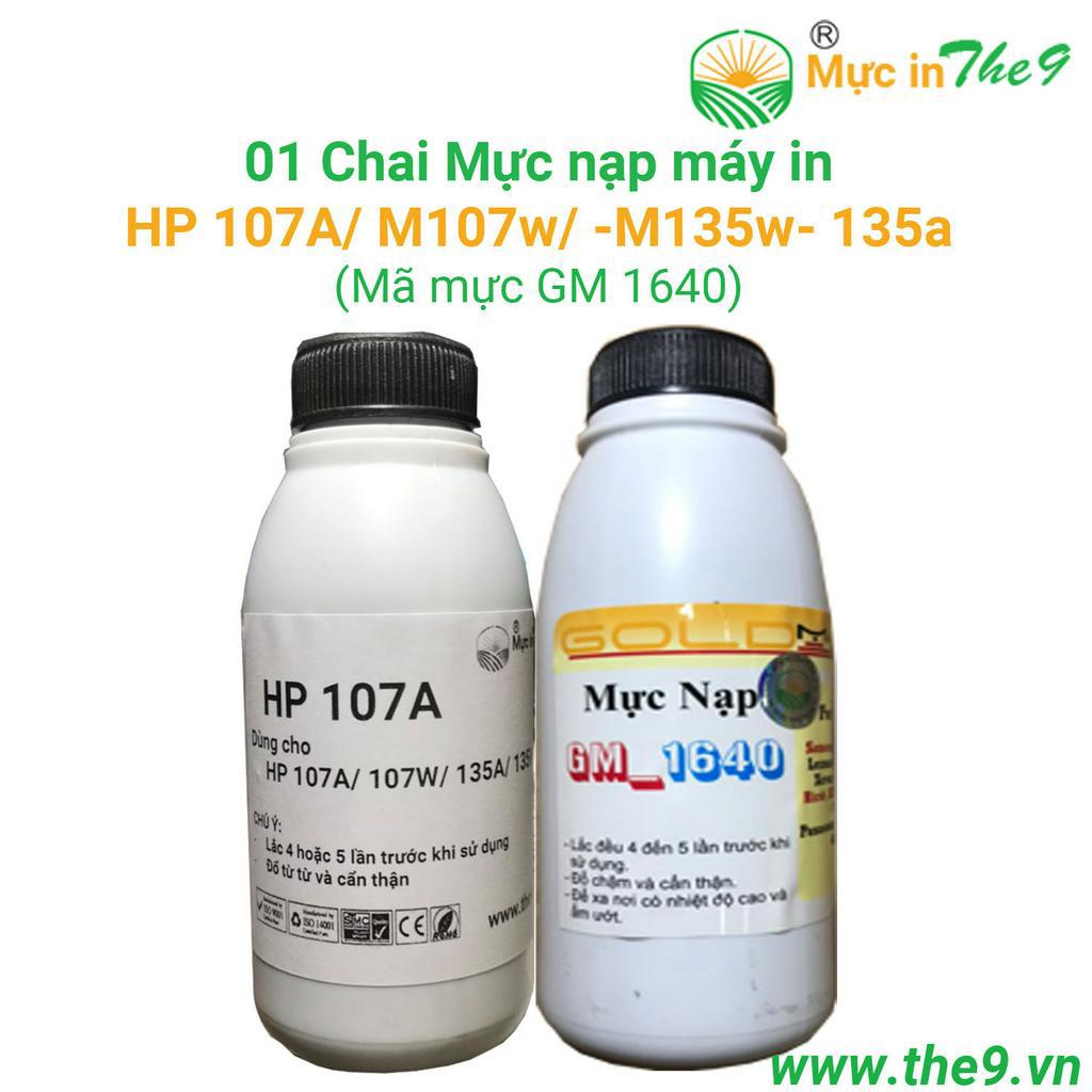 Tặng Phểu khi mua 03 chai mực Nạp máy in Hp 107A/ 107w/ W1107/ M135A/ M135w/ 137fnw  mới 100%