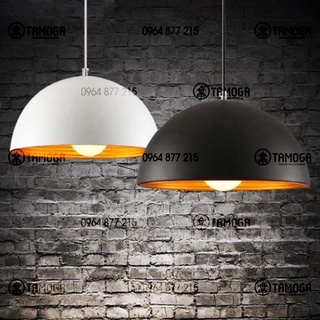 Đèn thả chao nhôm 2 lớp hình mũ cối DT 8891