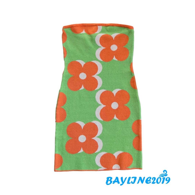 Đầm Midi Sát Nách In Họa Tiết Hoa Thời Trang Xuân Hè Cho Nữ