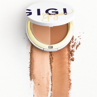 Phấn tạo khối gigi gorgeous x ipsy the sick sculpt bronzer duo in turnt + extra