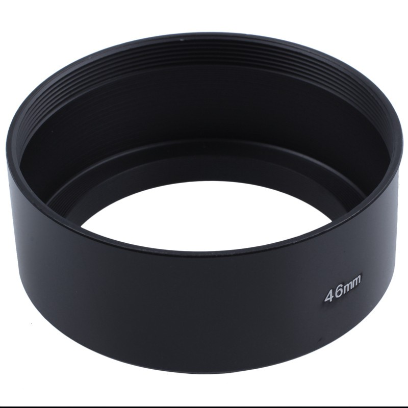 [Hot Sale]46mm Mount Standard Metal Lens Hood for Canon Nikon Pentax Sony Olympus