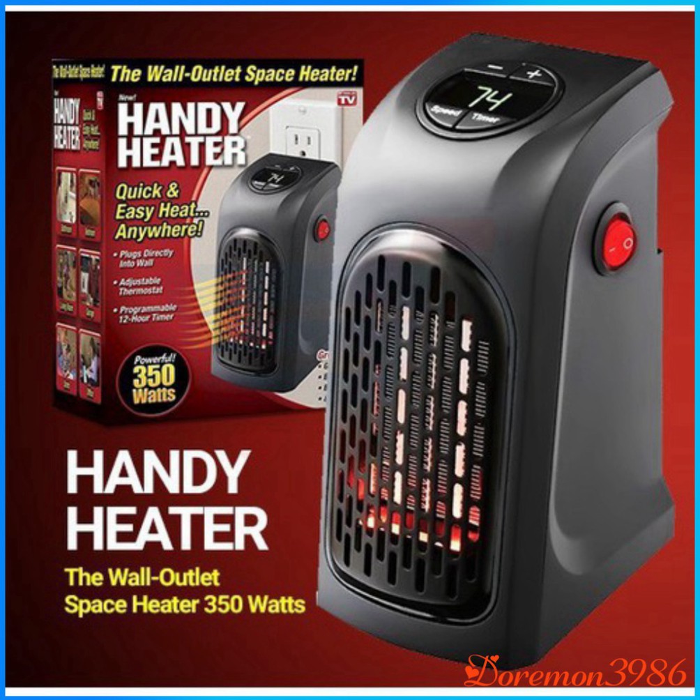 [XẢ KHO] 💥[FREESHIP+ CÓ VIDEO]💥 Quạt sưởi có hẹn giờ Handy Heater Hàng Chính Hãng💥BẢO HÀNH 12 THÁNG💥SIÊU HOT💥