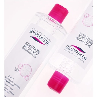 Nước Tẩy trang Byphasse Solution Micellaire Face 500ml (Nắp hồng)