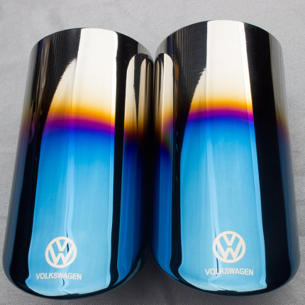 VOLKSWAGEN Ốp Ống Pô Xe Hơi Bằng Thép Không Gỉ Dành Cho VW Jetta MK6 1.4T Polo Golf 6 Golf 7 MK7 1.4T