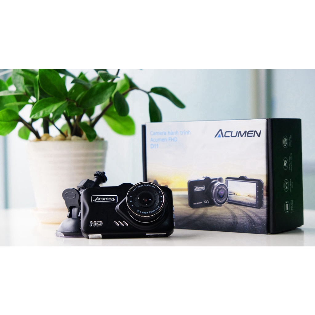 Camera hành trình xe ô tô Acumen D11 màn hình ips 3 inch full HD, chất liệu hợp kim, Cam hành trình bảo hành 12 tháng | BigBuy360 - bigbuy360.vn