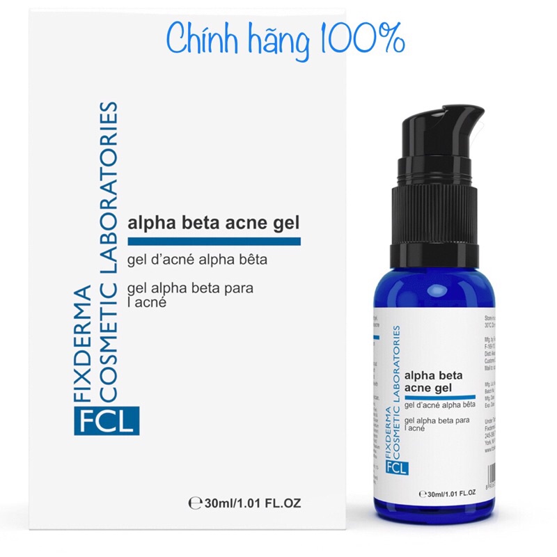 GEL GIẢM MỤN FIXDERMA FCL ALPHA BETA ACNE GEL 30ml