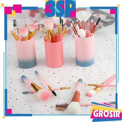 Bộ 3 Cọ Trang Điểm 12 Trong 1 Mu02