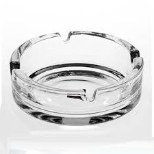 [Giá sỉ] Gạt tàn đựng thuốc lá thủy tinh trong suốt hình tròn YG-1017 dày dặn đẹp giá rẻ