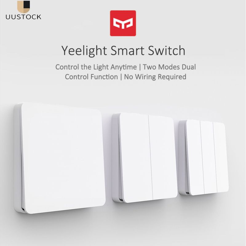 【Available】 Yeelight Slisaon Switch Wall Switch Open Dual Control Switch 2 Modes flex Switch Over Intelligent Lamp Light Switch 【UUSTOCK】