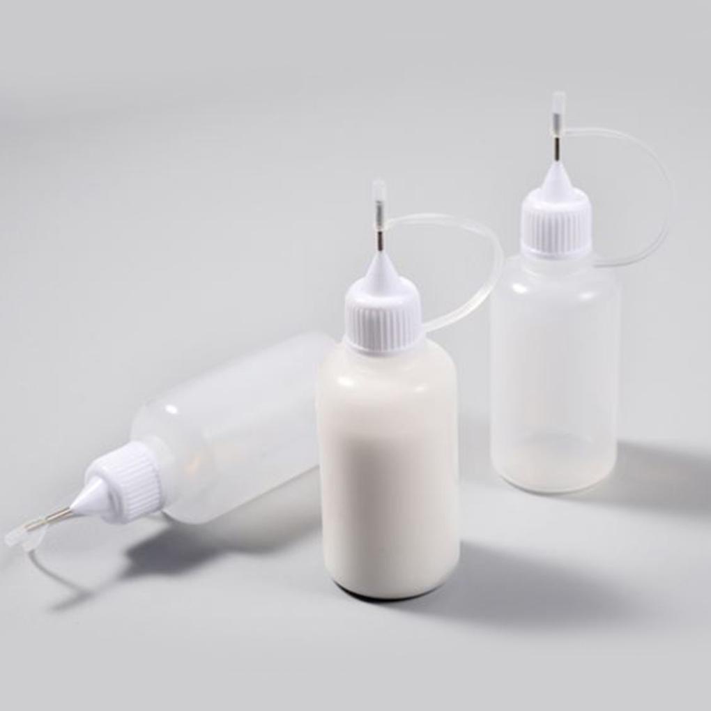 Lọ Rỗng 30ml Dạng Kim Tiêm Dùng Để Đựng Keo Dán Thủ Công DIY