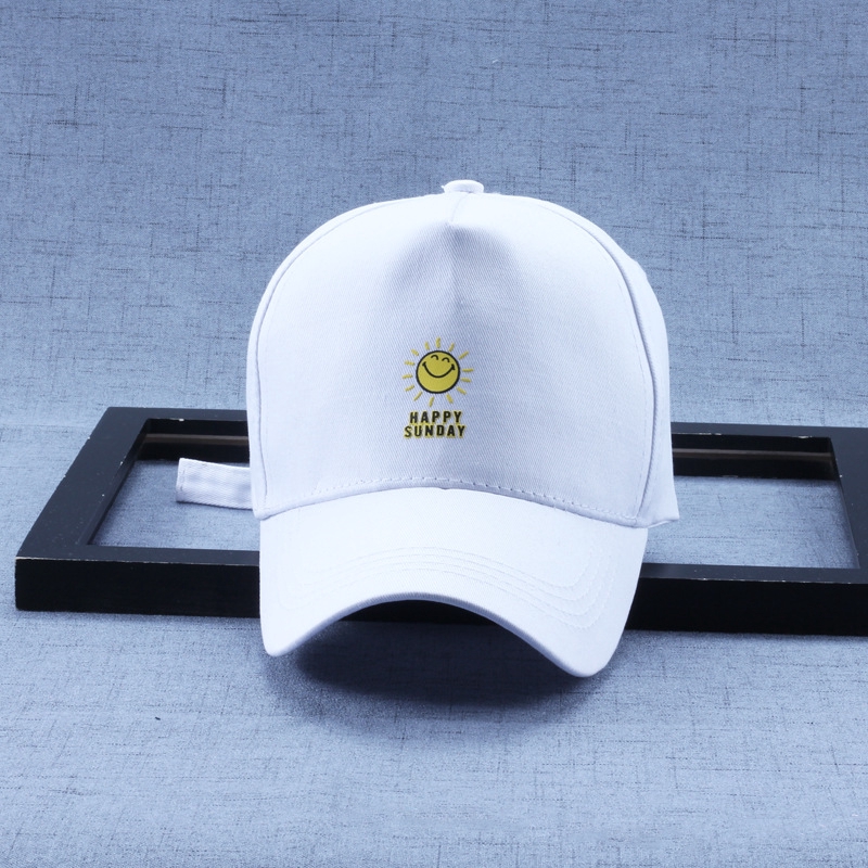 Mũ Lưỡi Trai LINJW Thêu Chữ Và Hình Phong Cách Hàn Thời Trang Cho Nam Và Nữ