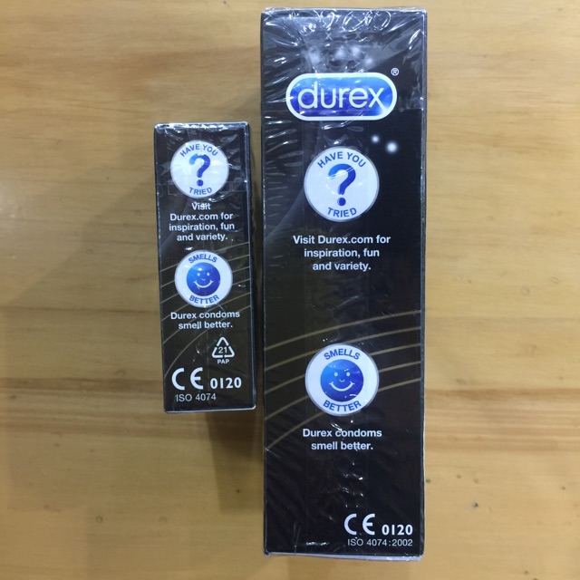 Bao Cao Su Durex CHÍNH HÃNG Durex Siêu Mỏng Kingtex - BCS 49mm Hộp 3 cái