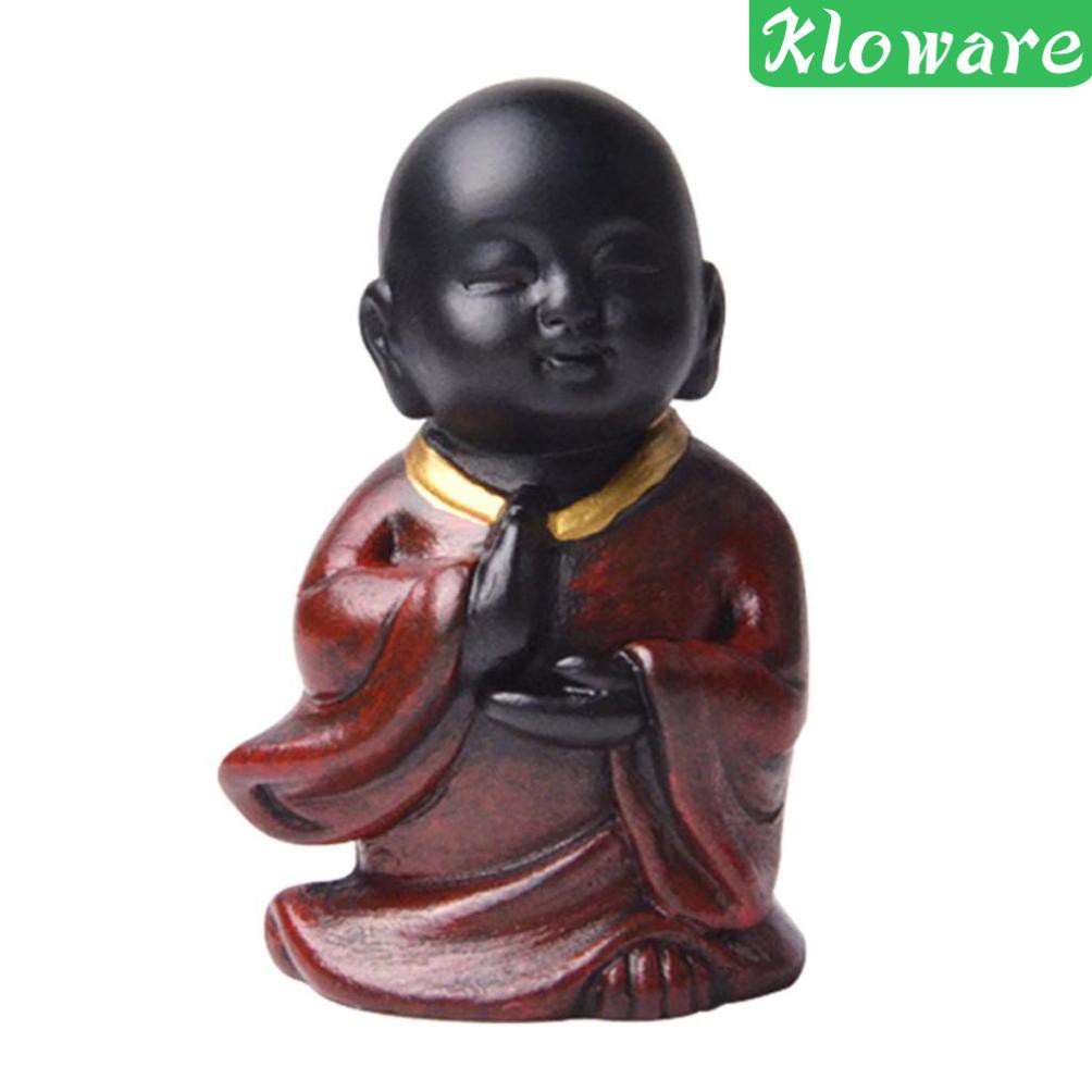 Đồ trang trí Chú Tiểu Đứng Bằng Nhựa Resin Trang Trí Xe Hơi