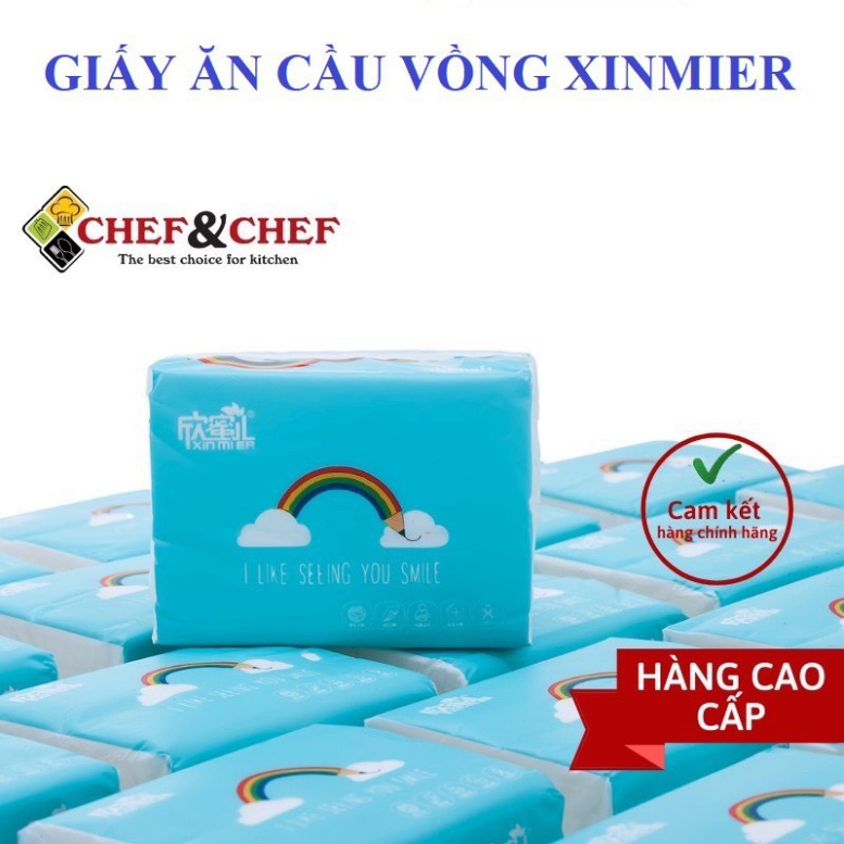 30 GÓI GIẤY ĂN CẦU VỒNG XIN MIER/GIẤY TRÚC SIPIAO CHÍNH HÃNG [GIÁ TỐT NHÂT]