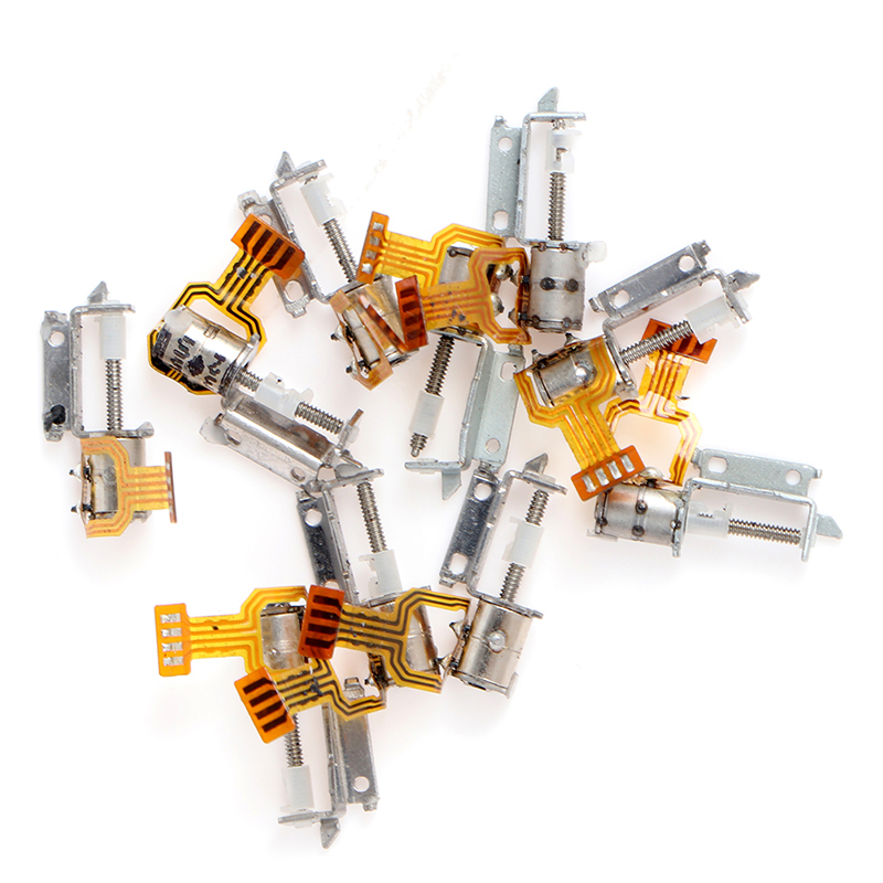 Chitengyesuper Miniature screw stepper motor, 3.3mm diameter micro stepper motor CGS