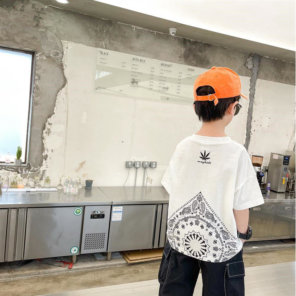 Áo Thun Tay Ngắn Phong Cách Hàn Quốc Thời Trang Cho Bé Trai