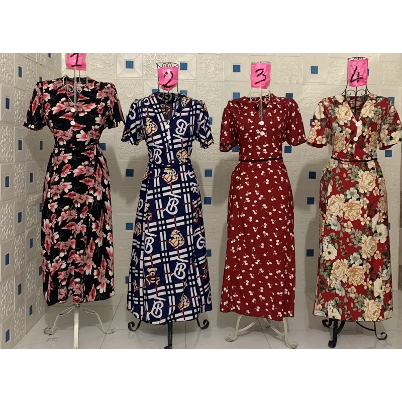 maxi_váy lụa hoa lẻ 1váy Ib